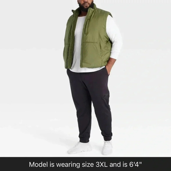 XL Puffer Vest Men’s Green All in Motion - Picture 3 of 8